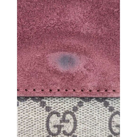 Pre-owned Gucci GG Supreme Blooms Dionysus Mini Flap Brown/Antique Rose 421970 - Picture 16 of 16